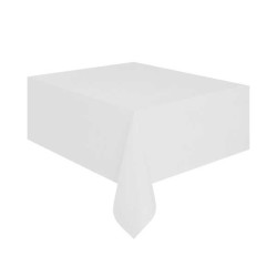  - Düz Beyaz Masa Örtüsü (137x183 cm) 1’li Paket