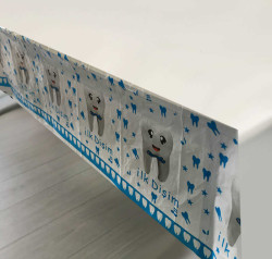 İlk Dişim Masa Örtüsü Mavi (108x180 cm) - Thumbnail