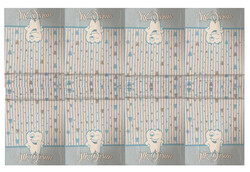Masa Örtüsü İlk Dişim Mavi 120x180 Cm Pk:1-200 - Thumbnail