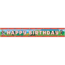  - Mickey Club House Birthday Folyo Banner