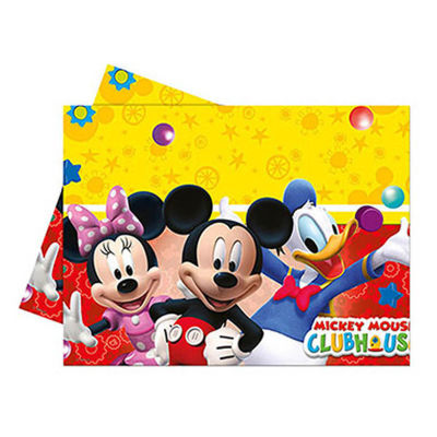 Mickey Playful Plastik Masa Örtüsü (120x180 cm) 1’li Paket
