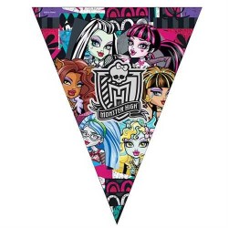  - Monster High Klasik Üçgen Bayrak Set