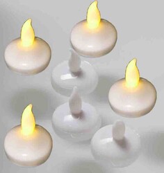 Mum Tealight Led Işıklı Suda Yüzen 4cm Pk12-720 - Thumbnail