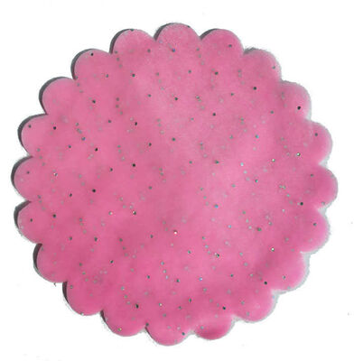 Organze Taşlı 22 Cm Pembe P100-100