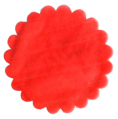 Organze Taşsız 24 Cm Kırmızı