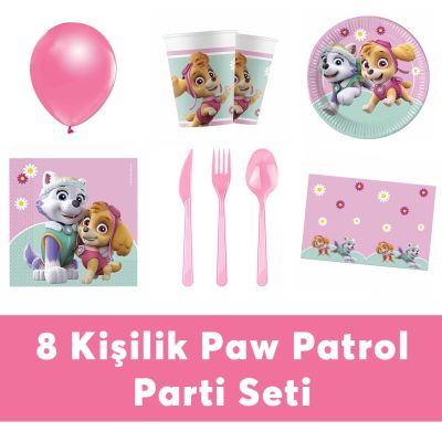 Paw Patrol Doğum Günü Seti Eko Set 8 Kişilik