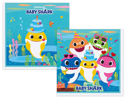  - Peçete Kağıt Baby Shark 33x33cm Pk:16 Kl:20