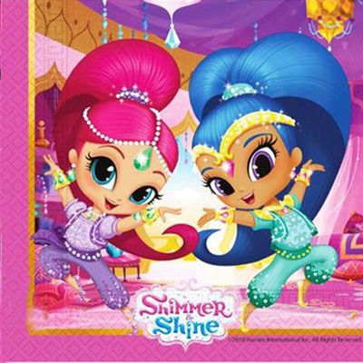 Peçete Kağıt Shimmer And Shine (ışıltı Ve Parıltı) 33x33 Cm Pk:20 Kl30