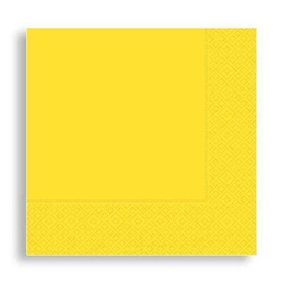 Peçete Sarı 33x33cm Pk:16 Kl:24