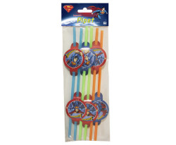  - Superman Pipet 6’lı Paket