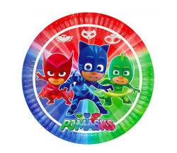  - PJ Masks Tabak (23 cm) 8’li Paket