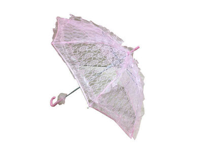 Şemsiye Dantel İşlemeli Pembe P1-60