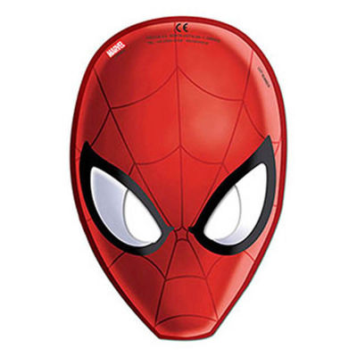 Spiderman Savaşçı Kağıt Maske
