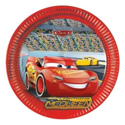  - Cars 3 Tabak (23 cm) 8’li Paket