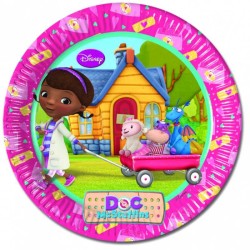  - Doc Mcstuffins Tabak (23 cm) 8’li Paket